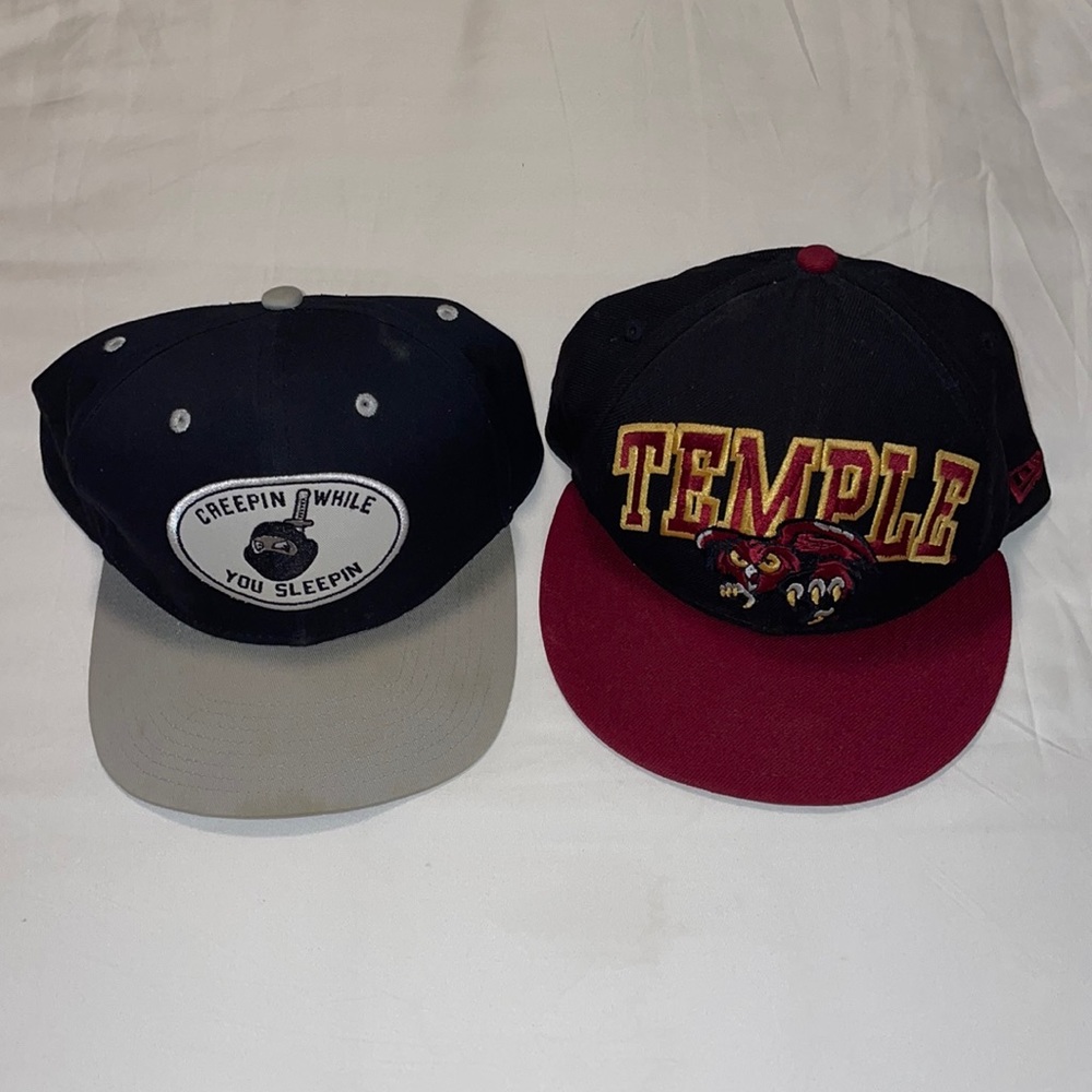 Mens Temple & Creepin While You Sleepin Snapback